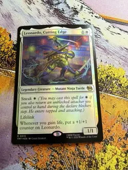 Leonardo, Cutting Edge - Foil TMT NM MTG - Image 1