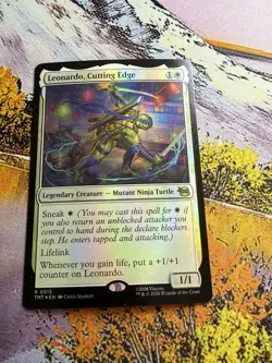 Leonardo, Cutting Edge - Foil TMT NM MTG - Image 2