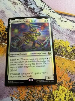 Leonardo, Cutting Edge - Foil TMT NM MTG - Image 3