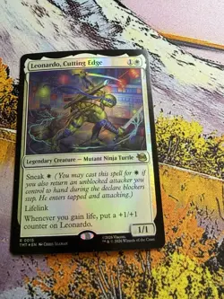 Leonardo, Cutting Edge - Foil TMT NM MTG - Image 4