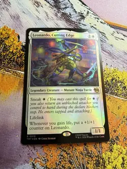 Leonardo, Cutting Edge - Foil TMT NM MTG - Image 5