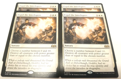 x4 Expel the Interlopers WOE MTG 13 RARE M/NM 4x - Image 1