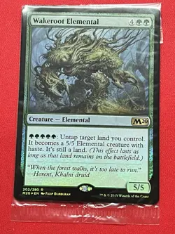 Wakeroot Elemental Prerelease Foil Core 2020 MTG Factory Sealed - Image 1