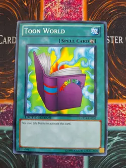 Yu-Gi-Oh! TCG Toon World GLD4-EN036 Common Limited Near Mint - Image 1