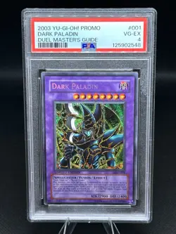 2003 Yu-Gi-Oh! Dark Paladin DMG-001 -Secret Rare -PSA 4 VG-EX - Image 1