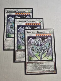 3x Stardust Dragon 1st Edition Common L5DD-ENY36 Yu-Gi-Oh! - Image 1