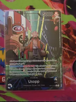 Usopp Royal Blood Foil Alt Art OP10-042 Leader One Piece Card Near Mint NM - Image 2