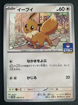 Eevee 198/SV-P Pokemon Card Gym Promo 2024 JAPANESE Card Near Mint - Image 1