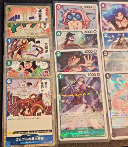 17x One piece TCG JOLLY ROGER FOIL Japanese Card Lot ( Rares NM ) - Image 4