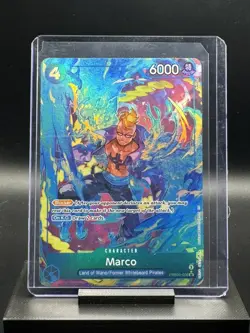 ONE PIECE CARD GAME TCG - MARCO PRB02-008 SR ALT ART NEAR MINT / MINT ENGLISH - Image 1