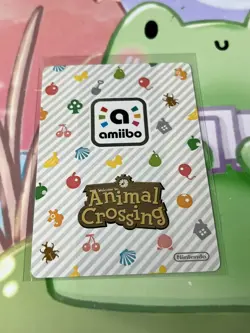 #171 Benedict AUTHENTIC Nintendo Animal Crossing Amiibo NFC Card Series 2 - Image 2