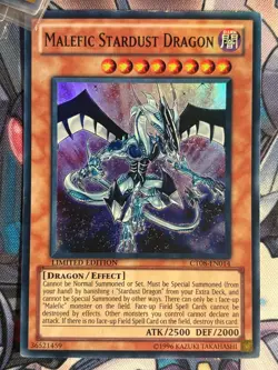 Malefic Stardust Dragon CT08-EN014 LIMITED EDITION YuGiOh Card - Image 1