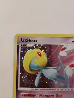 Uxie 18/123 Mysterious Treasures Reverse Holo Rare Pokemon Card 2007 - Image 2