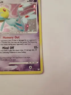 Uxie 18/123 Mysterious Treasures Reverse Holo Rare Pokemon Card 2007 - Image 5