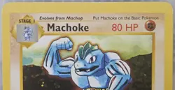 Vintage Pokemon TCG Base Set WoTC Machoke 1st Edition Shadowless Card #34/102 - Image 2