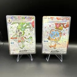 Pokemon Froslass EX & Eiscue EX Holo Lot (2 Cards) PAL TCG Tera English - Image 1