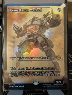 Krang, Utrom Warlord Showcase Foil NM MTG Teenage Mutant Ninja Turtles - Image 1