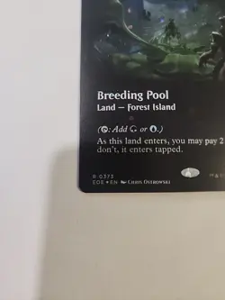 1x Breeding Pool, Galaxy Foil 0373, Edge of Eternities, Magic MTG NM - Image 4