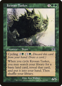 Krosan Tusker #272 (Foil) (MP) Onslaught ONS Magic MTG - Image 1