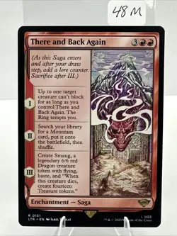 There And Back Again 1x Rare Lord of the Rings MTG NM LTR - Image 4
