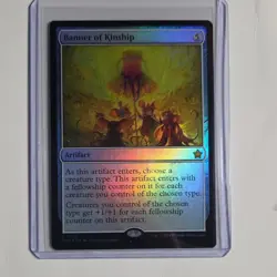 Magic: The Gathering Banner of Kinship Foundations Rare Foil Artifact 127 - Image 1