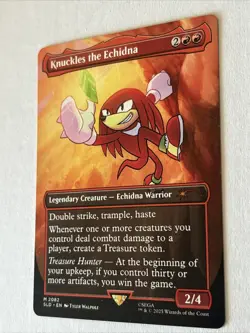 Knuckles the Echidna Non Foil Regular Secret Lair Drop MTG - Image 2