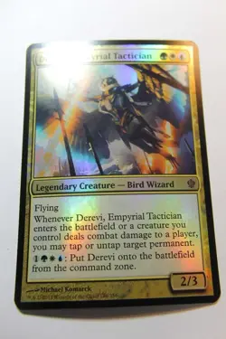 MTG Derevi Empyrial Tactician x1-Foil -Commander 2013 Oversized-Lightly Played - Image 1