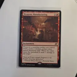 Magic: The Gathering Weapons Manufacturing Enchantment Rare Red Edge of Eternit… - Image 1