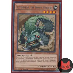 Yugioh Aztekipede, the Worm Warrior BP03-EN041 Rare 1st Edition NM - Image 1