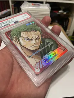 US SELLER PSA 10 2022 One Piece TCG Zoro Alt Art OP-01 Card Japanese Gem Mt - Image 2