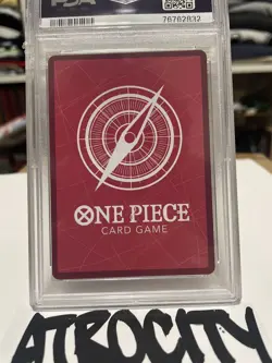US SELLER PSA 10 2022 One Piece TCG Zoro Alt Art OP-01 Card Japanese Gem Mt - Image 4