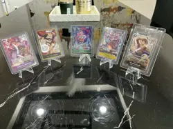 One Piece Lot Of 5- Luffy Promo/Perona SR and R/Donquixote SR/DON!! Gol.d.Roger - Image 1