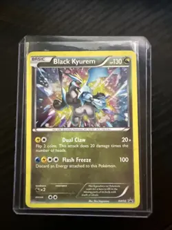 Pokemon TCG Black Kyurem BW58 Holo Black Star Promo Card - Image 1