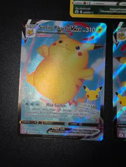3x Pikachu VMAX 25th anniversary SWSH Celebrations 005/025 007 009 Pokemon Card - Image 4