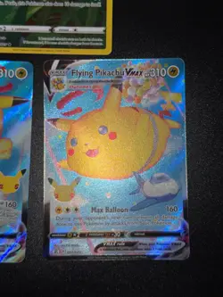 3x Pikachu VMAX 25th anniversary SWSH Celebrations 005/025 007 009 Pokemon Card - Image 5