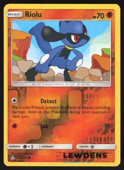 Riolu - 66/156 - Common Reverse Holo - Ultra Prism - Pokemon Card - Image 1