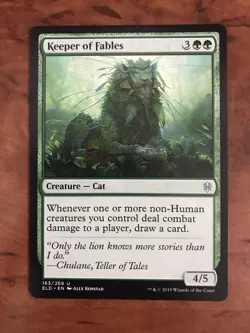 Keeper of Fables MTG Magic the Gathering Card NM Near Mint Throne Eldraine ELD - Image 1