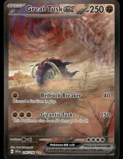 Pokemon Cards Great Tusk ex 246/198 Scarlet & Violet NM - Image 1