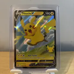 Pokemon Cards Pikachu V SWSH143 SWSH Celebrations Black Star Promo NM - Image 1