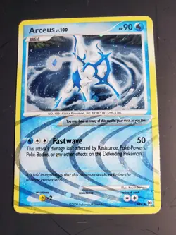 Arceus AR4 2009 Arceus Set Pokemon Card Holo Rare Exclusive LP - Image 1