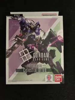 Gundam Card Game Celestial Drive Starter Deck ST07 Sealed - Image 1