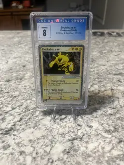 CGC 8.5 Electabuzz ex 2003 EX Ruby & Sapphire 97/109 Holo Pokemon Card - Image 1