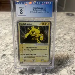 CGC 8.5 Electabuzz ex 2003 EX Ruby & Sapphire 97/109 Holo Pokemon Card - Image 2
