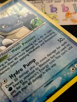 Blastoise 14/100 Holo Rare EX Crystal Guardians Pokemon Card. Fast Shipping. MP - Image 2