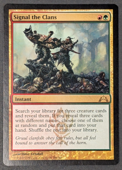 MTG Card - 1x Signal The Clans - Gatecrash - NM/LP - Rare - Magic The Gathering - Image 1