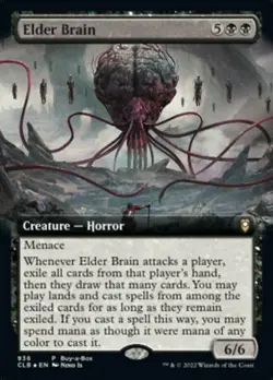 1 x Elder Brain - Foil - Buy A Box Promo - Commander Legends: Battle for Baldur' - Image 1