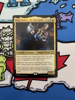 Don Andres, the Renegade x1 Mtg Foil The Lost Caverns of Ixalan Commander - Image 1
