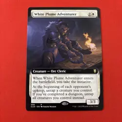 White Plume Adventurer (Extended Art) Commander Legends: Battle for Baldur's... - Image 1