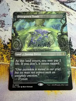 Overgrown Tomb Overgrown Tomb - Lorwyn Eclipsed NM MTG R 0350 Double Sided - Image 3