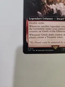 Gimli of The Glittering Caves 2023 MTG The Lord of the Rings Rare R0115 - Image 4